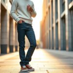 バレルレッグジーンズ1